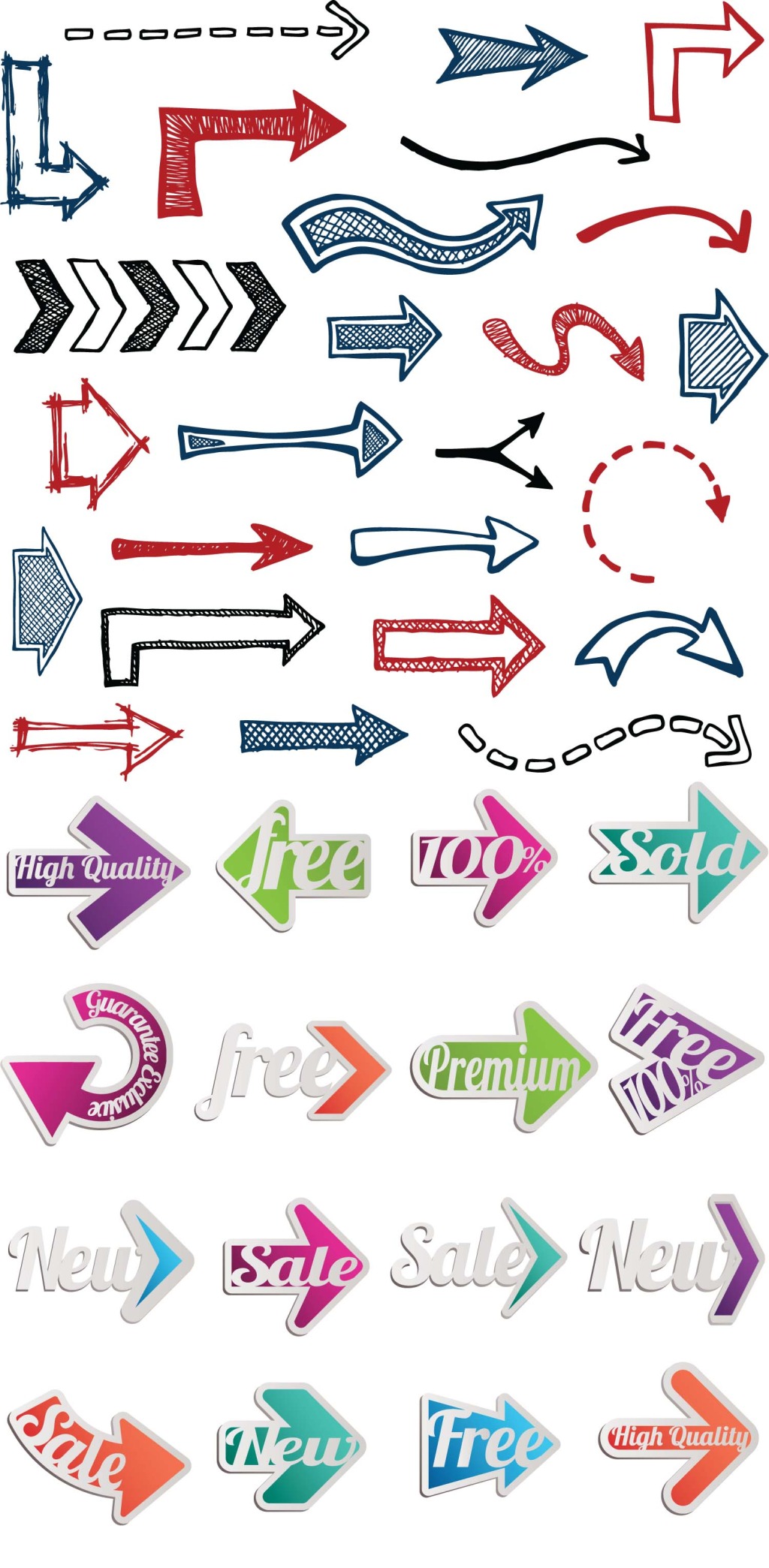 1024x2088 Creative Arrow Vector Free Download Eps Files