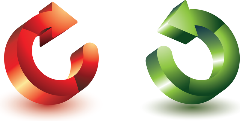 800x403 3d Right And Left Circle Arrow Vector Circle Arrow Ai Adobe