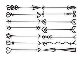 281x200 Hand Drawn Arrow Free Vector Art