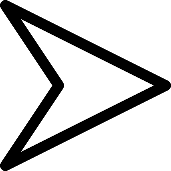 600x600 Plain Right Arrow Head Clip Art Free Vector 4vector