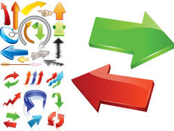 250x188 Three Dimensional Arrow Vector 1 Download Free Vectors Graphic