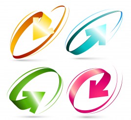 268x246 Arrows Vector Vectors Stock For Free Download About (469) Vectors