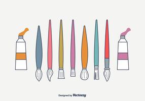 286x200 Paint Brush Free Vector Art