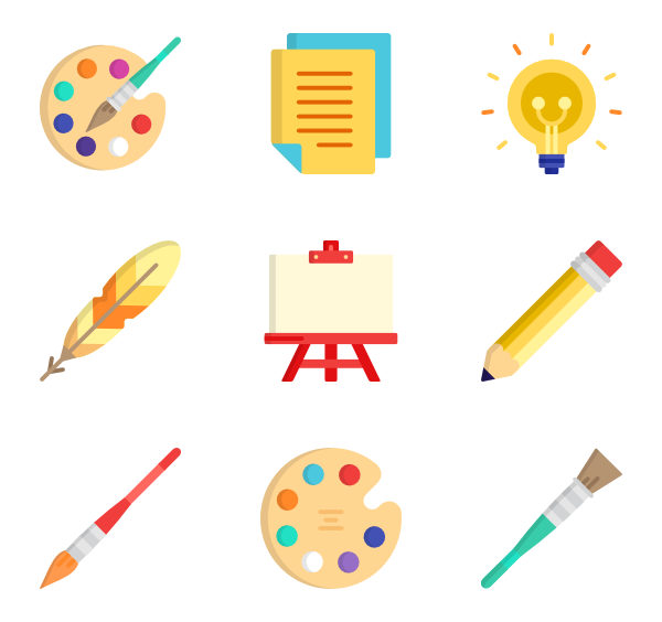 600x564 Painting Vector Awesome Art Brush Icons 539 Free Vector Icons