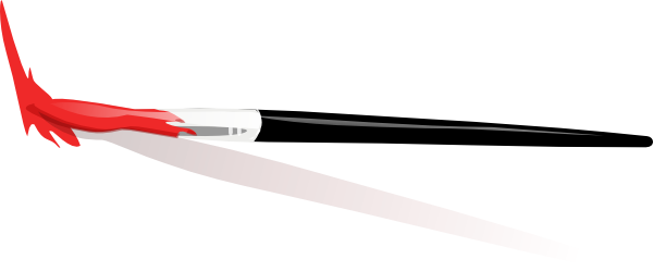 600x249 Valessiobrito Paint Brush Clip Art Free Vector 4vector