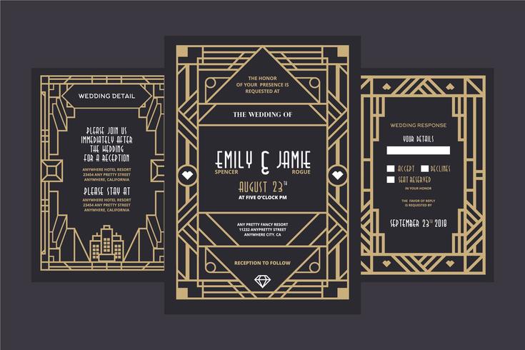 735x490 Art Deco Wedding