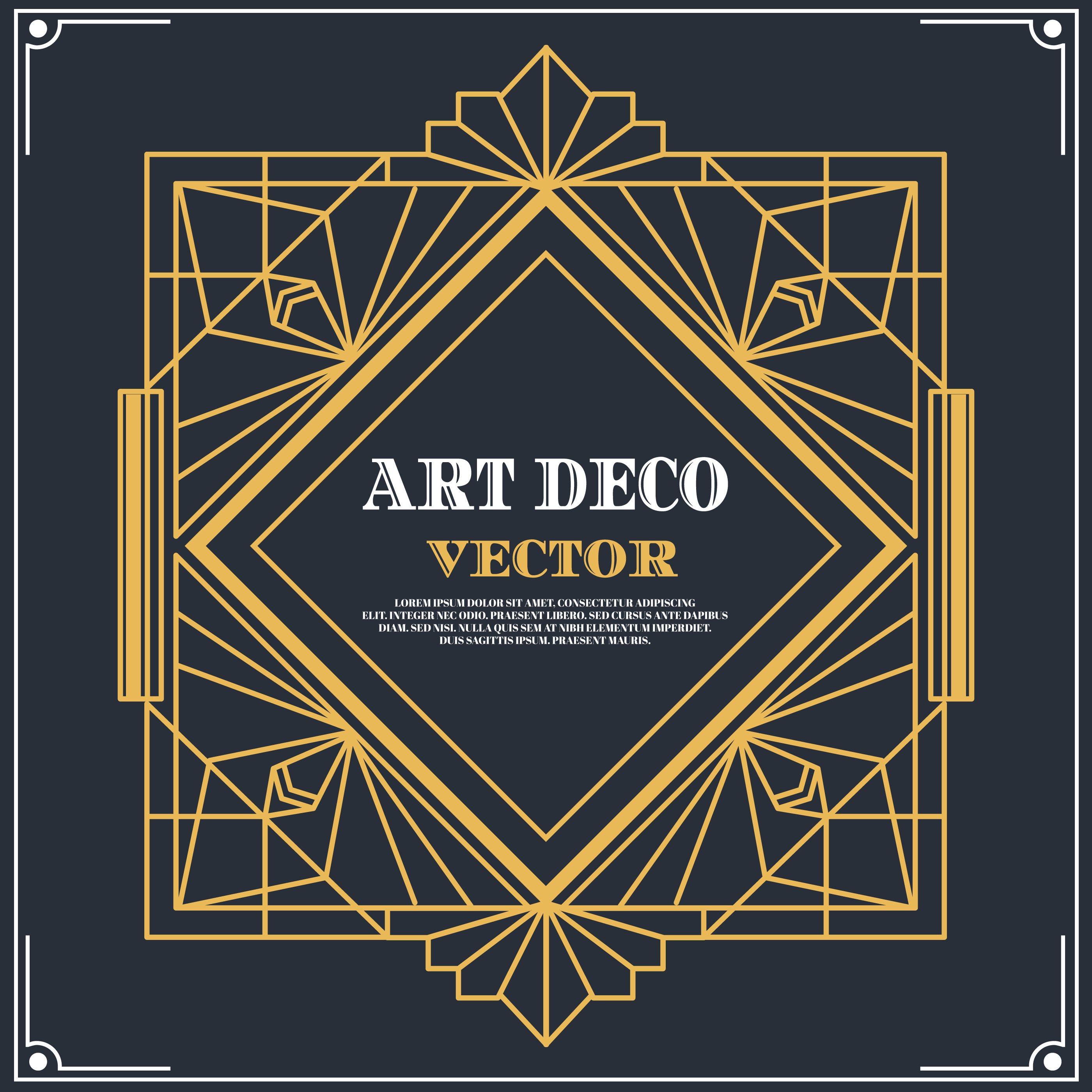 2800x2800 Art Deco Label