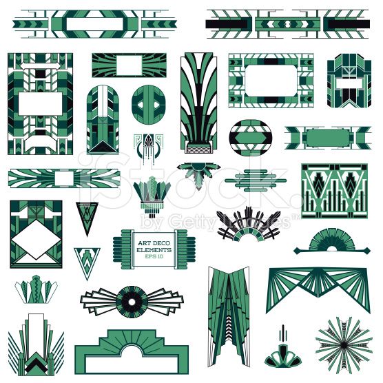 556x556 Free Art Deco Vector Art Deco Vintage Frames And Design Elements
