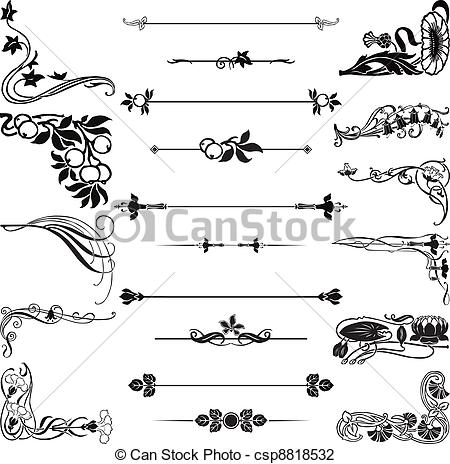 450x464 Decorative Clipart Art Deco ~ Frames ~ Illustrations ~ Hd Images