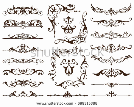 450x360 Modern Art Deco Vector Elegant Vintage Art Nouveau Frames