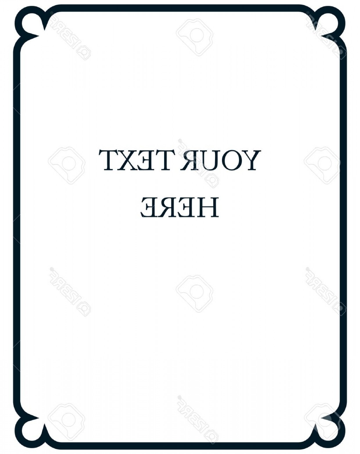 1239x1560 Photostock Vector Border Frame Deco Vector Art Simple Line Corner