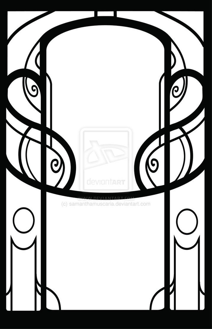 717x1113 Art Nouveau Vector