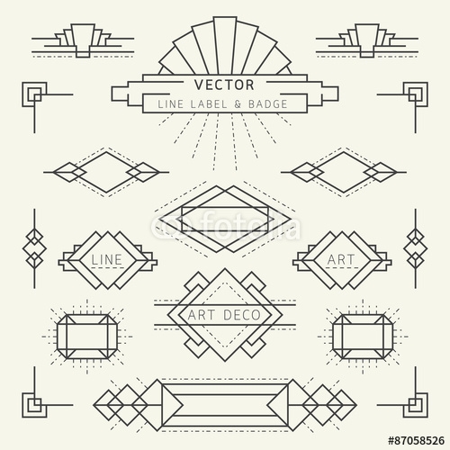 500x500 Digital Clipart Art Deco Design Elements Frames Borders 2nzzvbq