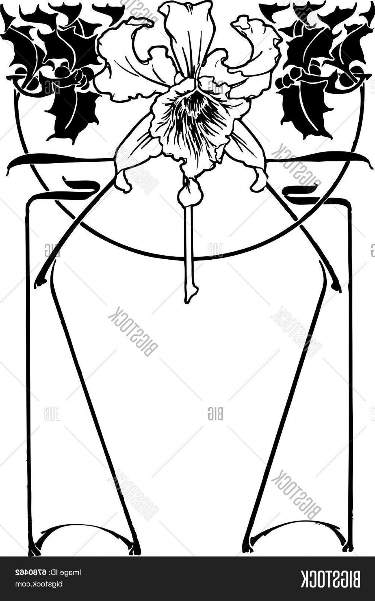 1213x1944 Stock Vector Flower Art Deco Illustration Vector Sunflower