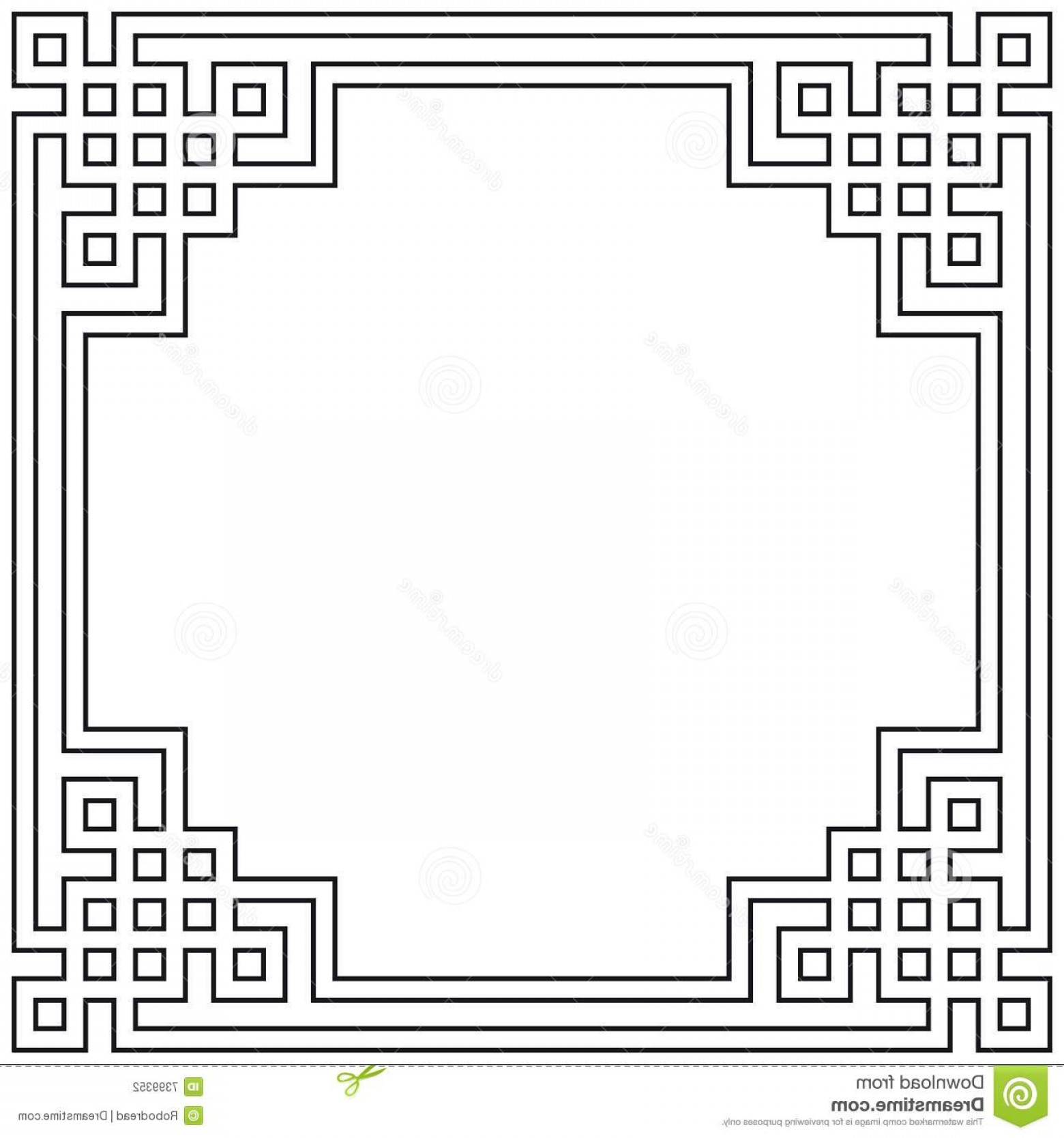 1560x1668 Geometric Art Deco Vector Borders Geekchicpro