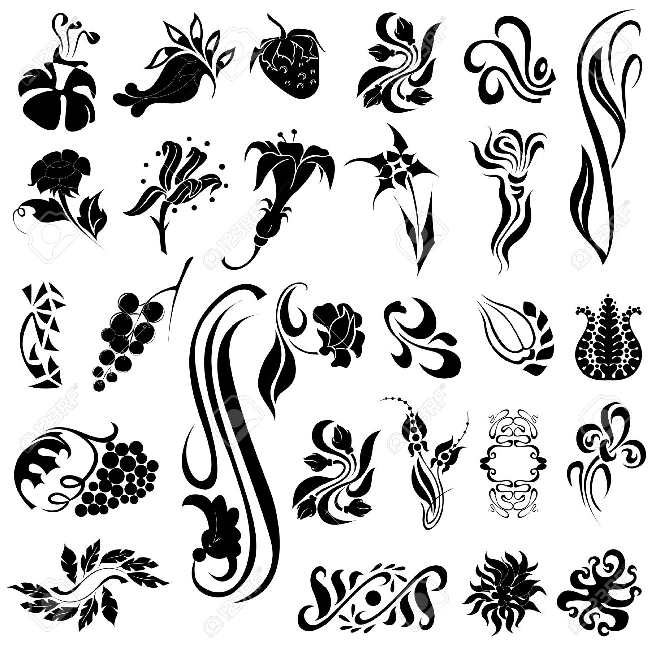 1300x1300 Line Art Clipart Art Deco