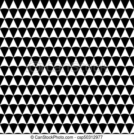 450x470 Seamless Abstract Art Deco Vector Fan Pattern.