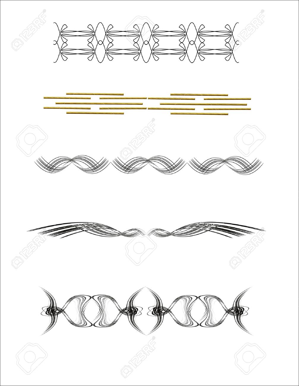 1007x1300 Art Deco Lines Free Vector Clipart