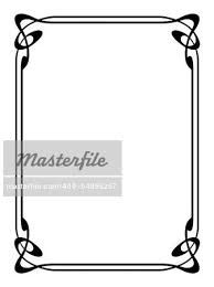 194x260 Art Nouveau Ornamental Decorative Frame Stock Photo Silhouettes