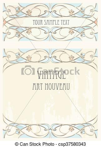 324x470 Art Nouveau Style Background.