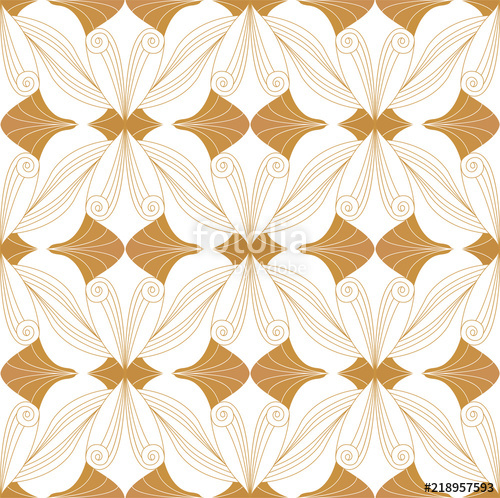 500x498 Vector Floral Damask Seamless Pattern. Elegant Abstract Art