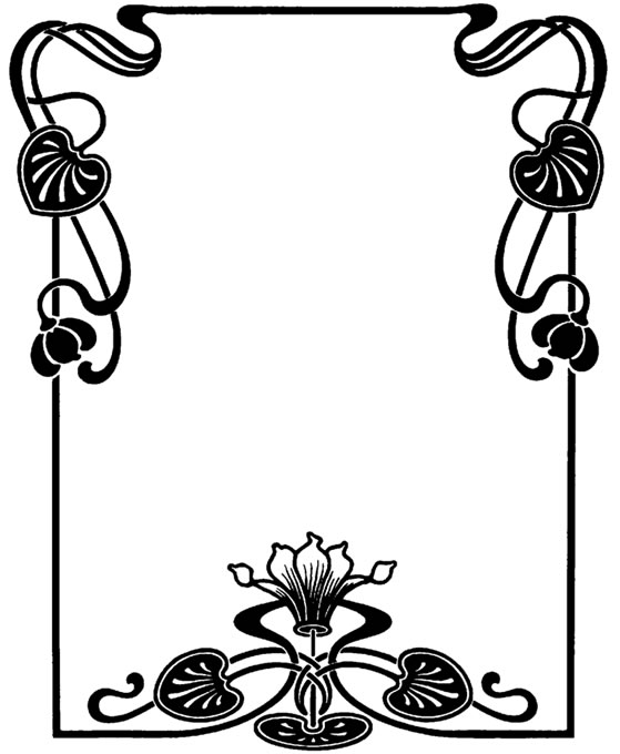 559x680 Lily Clipart Art Deco