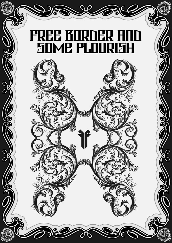 600x849 Massive Collection Of Vintage Vector Graphics Floral Borders
