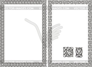 300x218 Art Nouveau Frame