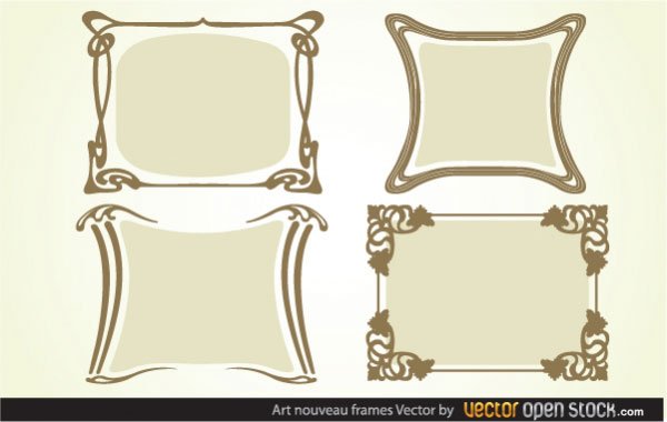600x380 Free Free Art Nouveau Frames Psd Files, Vectors Amp Graphics