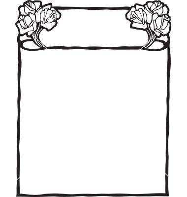 380x400 Art Nouveau Frames Vector Free Framess.co