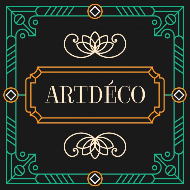 626x626 Elegant Art Deco Frame Free Vectors Ui Download