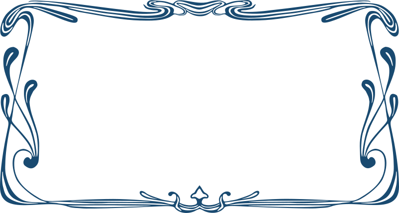800x428 Free Clipart Art Nouveau Frame Moini