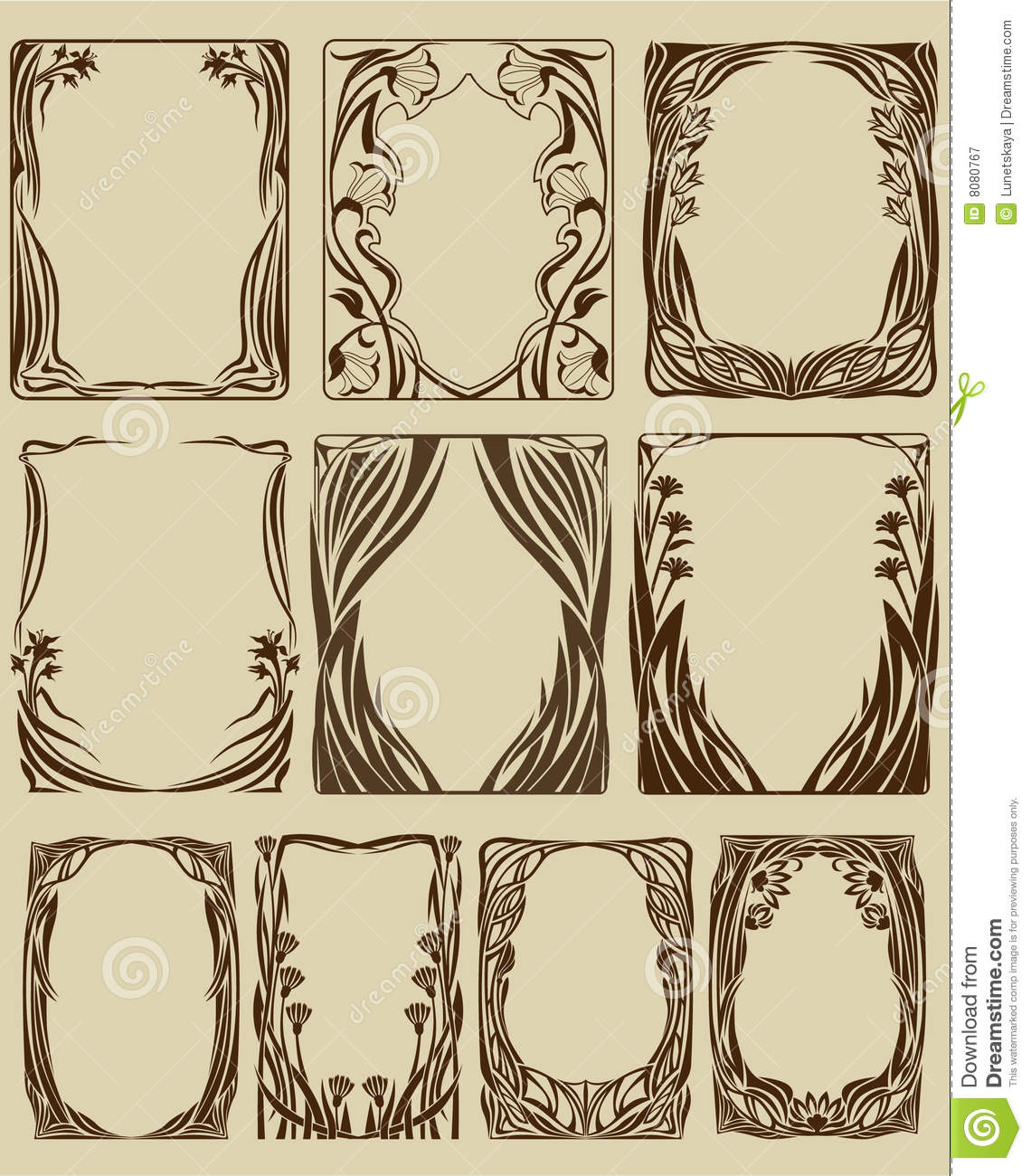 1140x1300 Web Clipart Art Nouveau ~ Frames ~ Illustrations ~ Hd Images