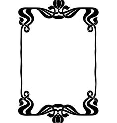 236x248 Art Nouveau Border