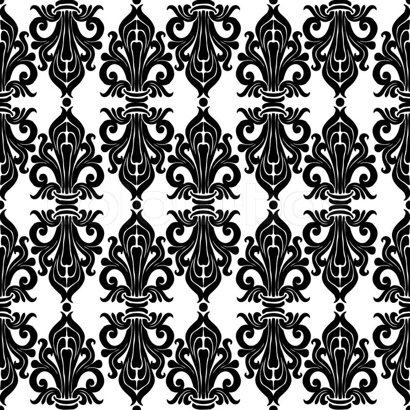 800x800 Seamless Ornament Classic Art Nouveau. Floral And Abstract Pattern