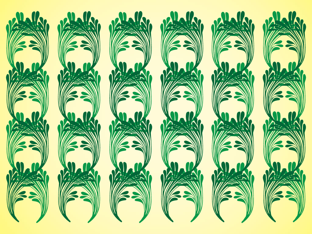 1024x768 Art Nouveau Pattern