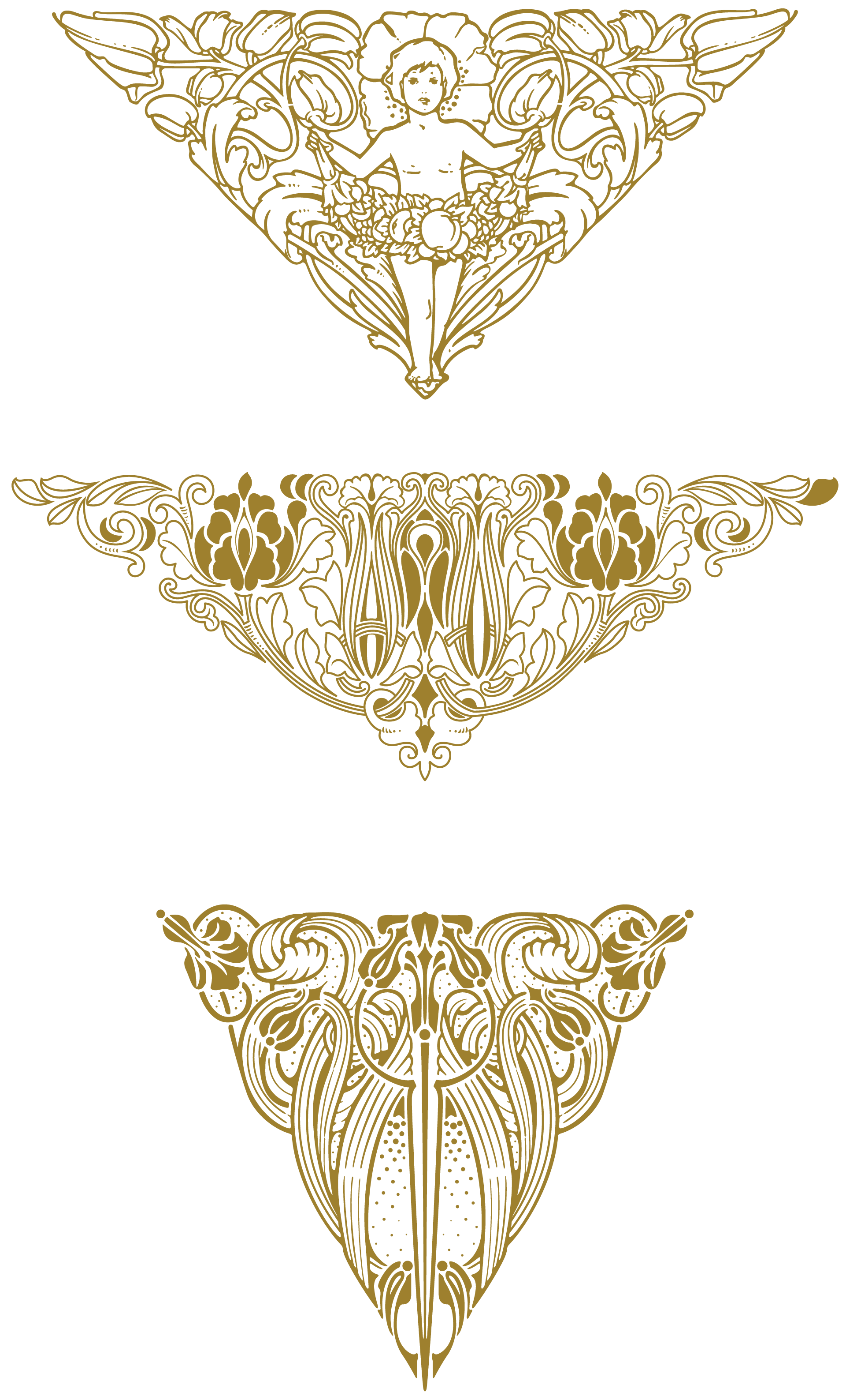 1920x3173 Collection Of Free Vector Ornaments Art Deco. Download On Ubisafe