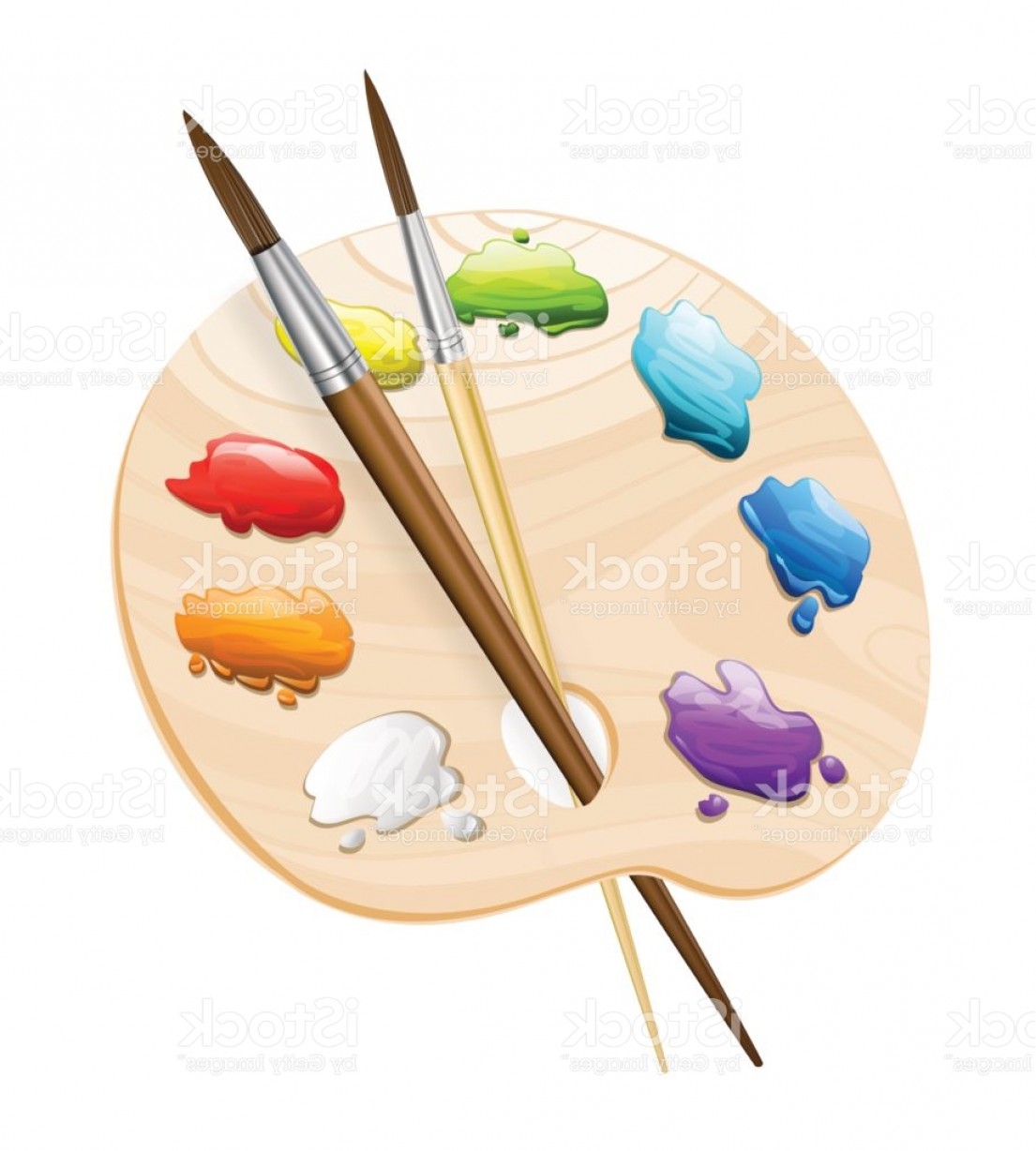 1105x1228 Paint Palette Vector Art Geekchicpro