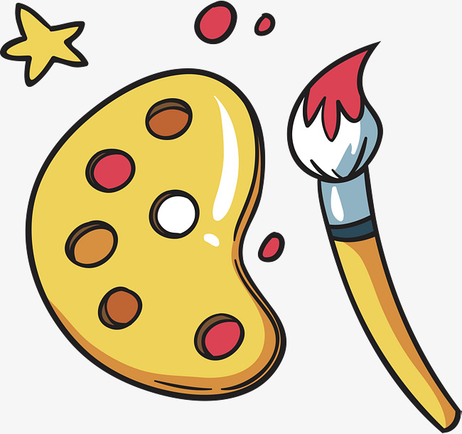 650x610 Art Palette, Vector Png, Hand Drawn Wind, Stationery Png And