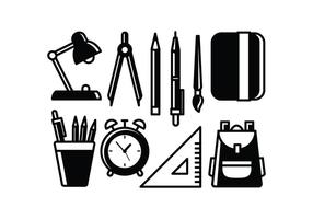286x200 School Supplies Free Vector Art