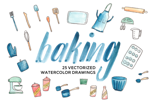 500x333 Watercolor Clipart Art Supply