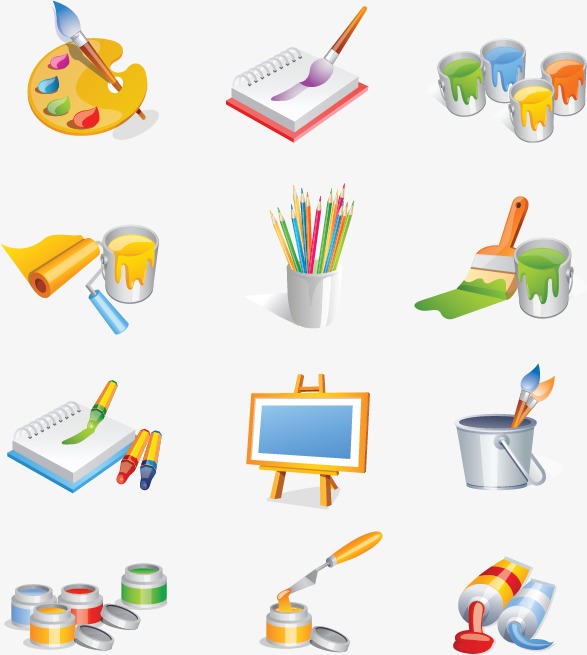 587x655 Art Supplies Png, Vectors, Psd, And Clipart For Free Download