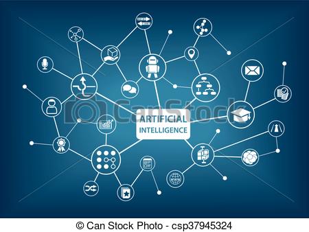 450x338 Artificial Intelligence (Ai) Infographic Vector Illustration.