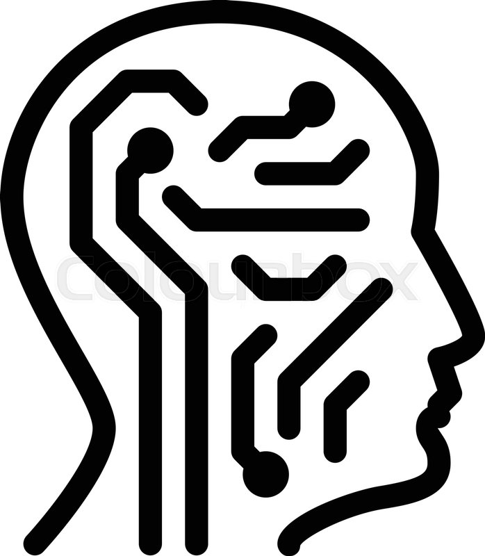 698x800 Artificial Intelligence Stock Vector Colourbox