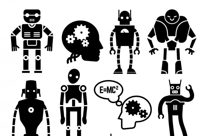 720x479 Robots, Cyborgs, Androids And Artificial Intelligence Vector Icons
