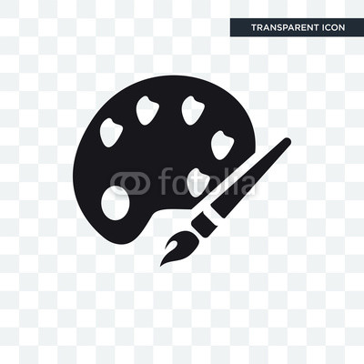 400x400 Artist Paint Palette Vector Icon Isolated On Transparent