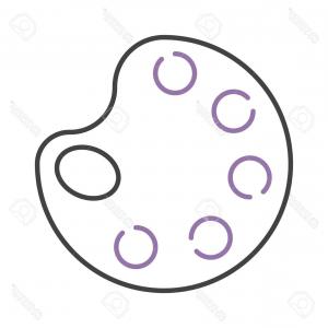 300x300 Man Artist Palette Paint Brushes Stand Vase Vector Lazttweet