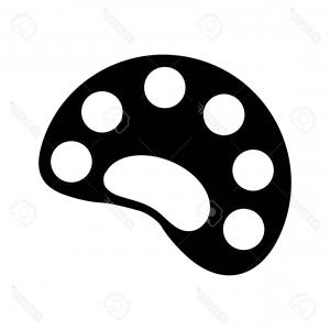 300x300 Paint Brush Palette Vector Icon Flat Shopatcloth