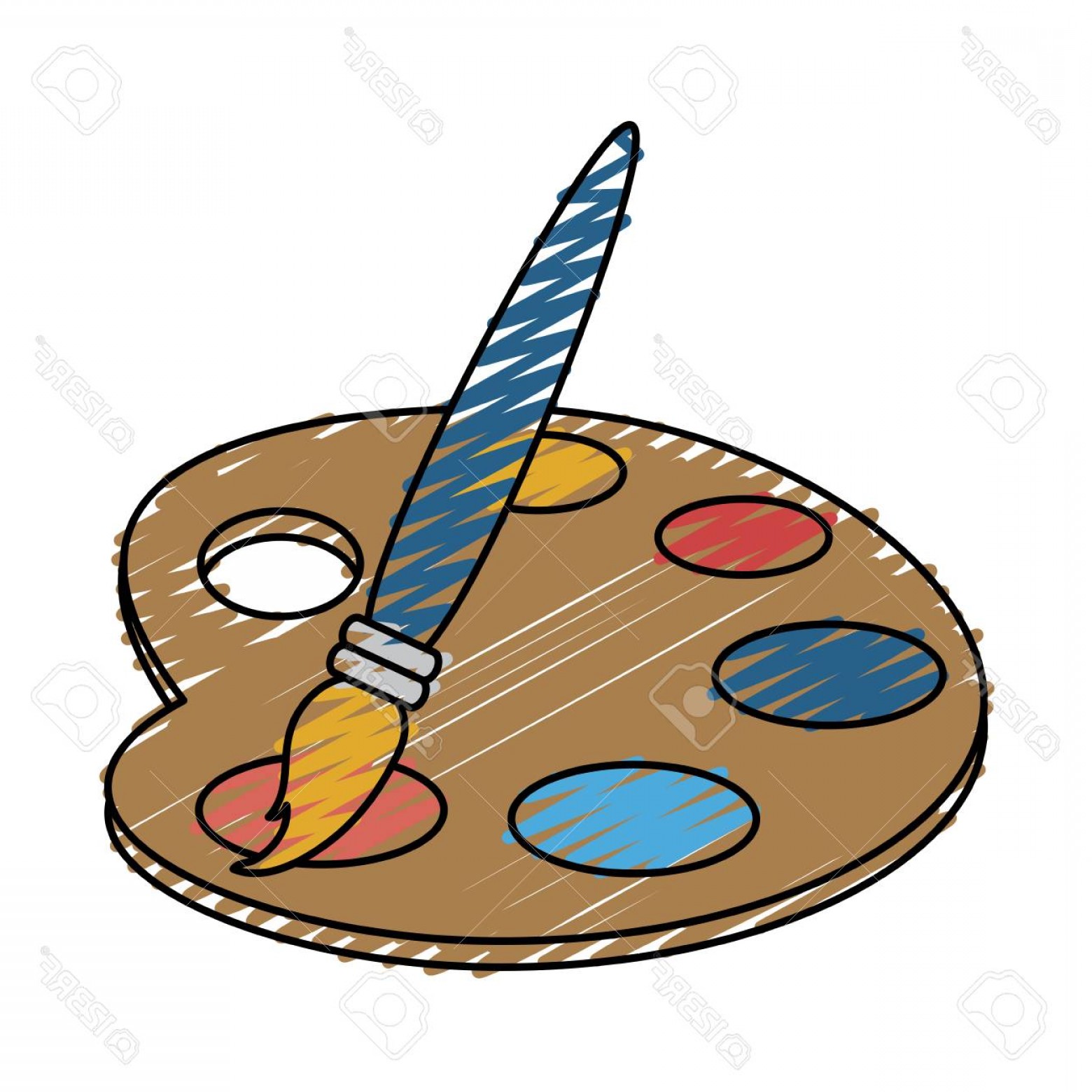 1560x1560 Painters Palette Vector Art Lazttweet