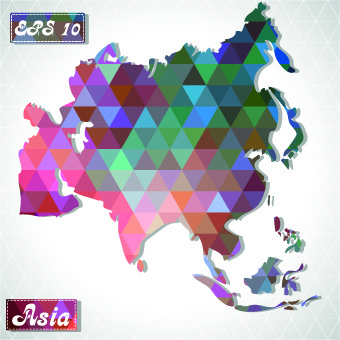 340x340 Asia Continent Map Vector Free Vector Download (3,225 Free Vector